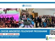 Fully Funded UN OHCHR Minorities Fellowship 2026 (Human Rights Training in Geneva, Switzerland for Minority Rights Defenders) Fully Funded UN OHCHR Minorities Fellowship 2026 (Human Rights Training in Geneva, Switzerland for Minority Rights Defenders)