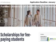 Fully Funded University of Gothenburg Scholarships 2026 (Masters Programs in Sweden) Fully Funded University of Gothenburg Scholarships 2026