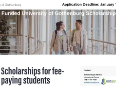 Fully Funded University of Gothenburg Scholarships 2026