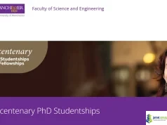 Fully Funded University of Manchester Bicentenary PhD Studentships 2026: £20,780 Stipend Fully Funded University of Manchester Bicentenary PhD Studentships 2026