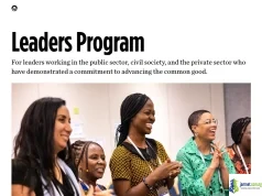 Fully Sponsored Obama Foundation Leaders Program