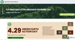Green Earth Action Foundation Ambassador Programme 2026
