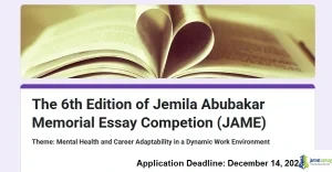 Jemila Abubakar Essay Competition 2026