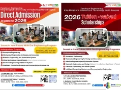 King Mongkut’s University of Technology North Bangkok (KMUTNB) Undergraduate Scholarship 2026: Full Tuition Waiver for International Engineering Students in Thailand King Mongkut's University of Technology North Bangkok (KMUTNB) Undergraduate Scholarship 2026