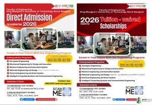 King Mongkut's University of Technology North Bangkok (KMUTNB) Undergraduate Scholarship 2026