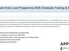 LOTUS Bank Entry Level Programme 2026 (Graduate Training & Employment in Nigeria) LOTUS Bank Entry Level Programme 2026 (Graduate Training & Employment in Nigeria)
