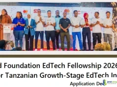 Mastercard Foundation EdTech Fellowship 2026 ($70,000 Funding for Tanzanian Growth-Stage EdTech Innovators) Mastercard Foundation EdTech Fellowship 2026 (70,000 Funding for Tanzanian Growth-Stage EdTech Innovators)