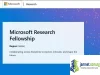 Microsoft Research Fellowship