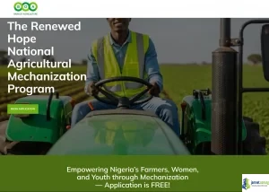 Nigerian Federal Government Renewed Hope National Agricultural Mechanisation Programme