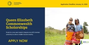 Queen Elizabeth Commonwealth Scholarship 2026