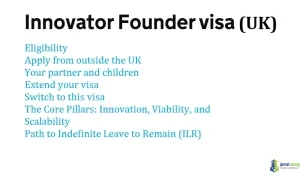 Comprehensive Guide to the UK Innovator Founder visa: Requirements, Endorsement Process, Eligibility