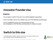 Good News For Nigerians: UK has announced that Students Can Now Switch to Innovator Founder Visa Without Leaving the Country UK has announced that Students Can Now Switch to Innovator Founder Visa Without Leaving the Country