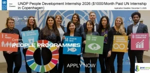 UNDP People Development Internship 2026