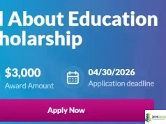 UNIGO All About Education Scholarship 2026