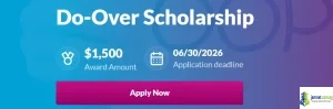UNIGO Do-Over Scholarship 2026 ( 1,500 Reflection Essay Contest for USA Students)