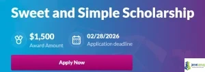 UNIGO Sweet and Simple Scholarship 2026