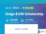 Unigo $10K Scholarship 2025 Award for US Students Unigo 10K Scholarship 2025 Award for US Students