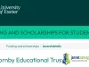 University of Exeter Hornby Trust Scholarship 2026