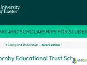 University of Exeter Hornby Trust Scholarship 2026: Fully Funded MEd TESOL for Teachers from Low/Middle-Income Countries University of Exeter Hornby Trust Scholarship 2026
