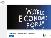 World Economic Forum Early Career Program 2026 | CHF 4500 Monthly Paid Global Internship World Economic Forum Early Career Program 2026