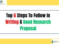 Top 6 Steps To Follow In Writing A Good Research Proposal Top 6 Steps To Follow In Writing A Good Research Proposal