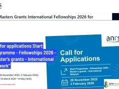 ANRS MIE Masters Grants International Fellowships 2026 for LMIC Junior Scientists ANRS MIE Masters Grants International Fellowships 2026 for LMIC Junior Scientists