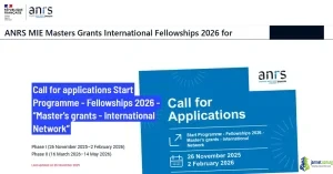 ANRS MIE Masters Grants International Fellowships 2026 for LMIC Junior Scientists