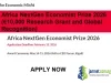 Africa NextGen Economist Prize 2026