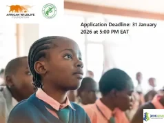 African Wildlife Foundation (AWF) Young Conservation Heroes Scholarship 2026 in Kenya African Wildlife Foundation (AWF) Young Conservation Heroes Scholarship 2026 in Kenya