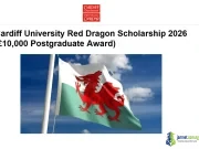 Cardiff University Red Dragon Scholarship 2026 (£10,000 Postgraduate Award) Cardiff University Red Dragon Scholarship 2026 (£10,000 Postgraduate Award)