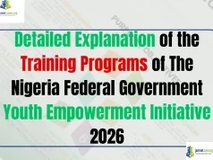 Detailed Explanation of the Training Programs of The Nigeria Federal Government Youth Empowerment Initiative 2026 Detailed Explanation of the Training Programs of The Nigeria Federal Government Youth Empowerment Initiative 2026