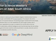 Fully Funded AIMS South Africa/DeepMind AI for Science Masters Scholarship 2026 for African Students Fully Funded AIMS South Africa-DeepMind AI for Science Masters Scholarship 2026 for African Students