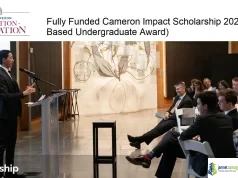 Fully Funded Cameron Impact Scholarship 2027 (Merit-Based Undergraduate Award)