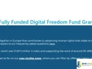 Fully Funded Digital Freedom Fund Grants 2026 in Europe Fully Funded Digital Freedom Fund Grants 2026 in Europe