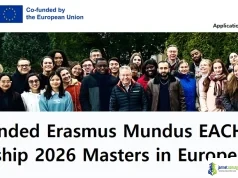 Fully Funded Erasmus Mundus EACH Scholarship 2026 Masters in Europe