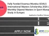 Fully Funded Erasmus Mundus GOALS International Masters Scholarship 2026 (€1400 Monthly Stipend Masters in Sport Management Study in Europe)