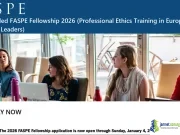 Fully Funded FASPE Fellowship 2026 (Professional Ethics Training in Europe for Emerging Leaders) Fully Funded FASPE Fellowship 2026 (Professional Ethics Training in Europe for Emerging Leaders)