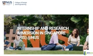 Fully Funded National University of Singapore Internship 2026 (Research Immersion in Singapore)