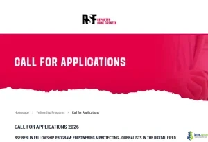 Fully Funded Reporters Without Borders (RSF) Berlin Fellowship 2026 in Germany (6-Month Digital Safety and Resilience Program for Journalists)