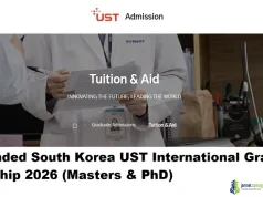 Fully Funded South Korea UST International Graduate Scholarship 2026 (Masters & PhD)