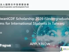 Fully Funded TaiwanICDF Scholarship 2026 (Undergraduate, Masters, and PhD Programs for International Students in Taiwan) Fully Funded TaiwanICDF Scholarship 2026 (Undergraduate, Masters, and PhD Programs for International Students in Taiwan)