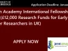 Fully Funded University of Cambridge British Academy International Fellowship 2026 (£12,000 Research Funds for Early Career Researchers in UK) Fully Funded University of Cambridge British Academy International Fellowship 2026 (£12,000 Research Funds for Early Career Researchers in UK)