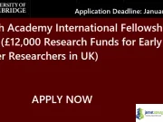 Fully Funded University of Cambridge British Academy International Fellowship 2026 (£12,000 Research Funds for Early Career Researchers in UK) Fully Funded University of Cambridge British Academy International Fellowship 2026 (£12,000 Research Funds for Early Career Researchers in UK)