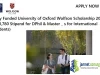 Fully Funded University of Oxford Wolfson Scholarship 2026 (£20,780 Stipend for DPhil & Master’s for International Students)