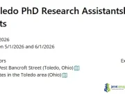 Fully Funded University of Toledo PhD Research Assistantship 2026 in USA for International Students Fully Funded University of Toledo PhD Research Assistantship 2026 in USA for International Students
