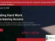 Fully Funded Western Kentucky University M.S. Research Assistantship 2026 in USA for International Students Fully Funded Western Kentucky University M.S. Research Assistantship 2026 in USA for International Students