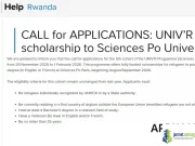 Fully funded UNIV’R Scholarship Program 2026 (Masters for Refugees at Sciences Po, Paris) Fully funded UNIV’R Scholarship Program 2026 (Masters for Refugees at Sciences Po, Paris)