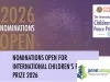 KidsRights International Children's Peace Prize 2026 (€50,000 Project Fund for Young Changemakers)