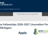Knight-Wallace Fellowships 2026-2027 (Journalism Program at University of Michigan)