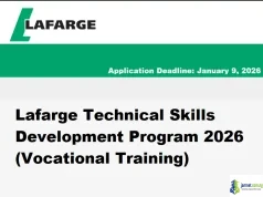 Lafarge Technical Skills Development Program 2026 (Vocational Training)